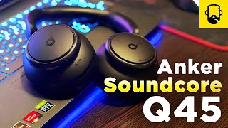 Anker Soundcore Space Q45 - Топовые полноразмерные беспроводные наушники с активным шумоподавлением