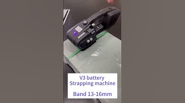 Handheld electric strapping machine V3 #strappingtool #packagingmachine #handheldstrappingmachine