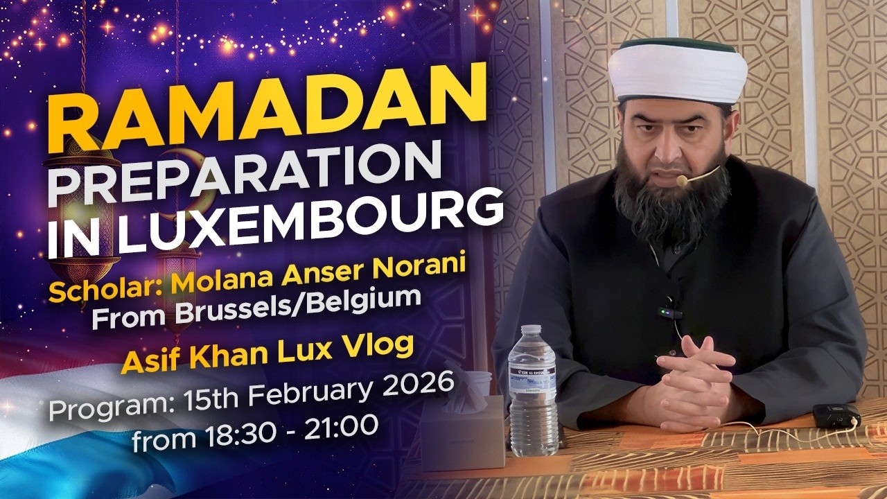 Ramadan Preparation Majlis in Luxembourg 🇱🇺 | Masjid Gathering Before ...