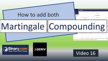 How to add Martingale and Compounding to Binary Bot? #16 Deriv Options