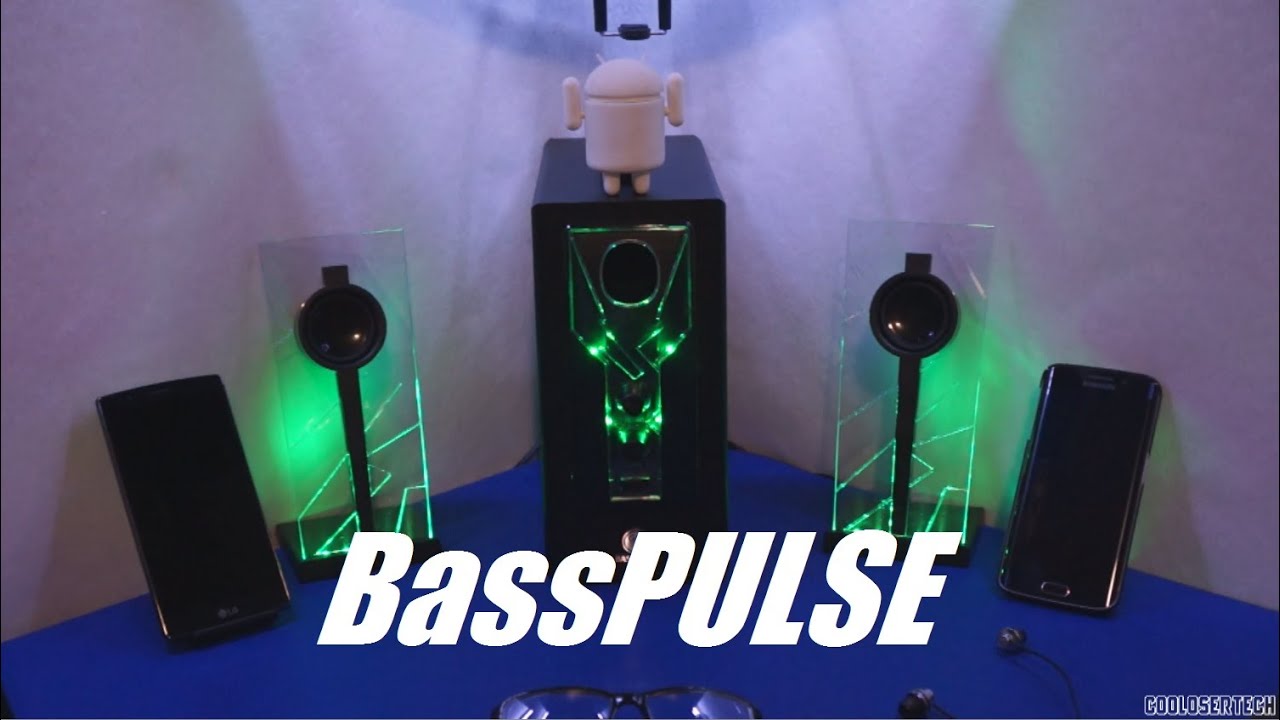 BassPULSE: Speakers with Glow Lights - YouTube