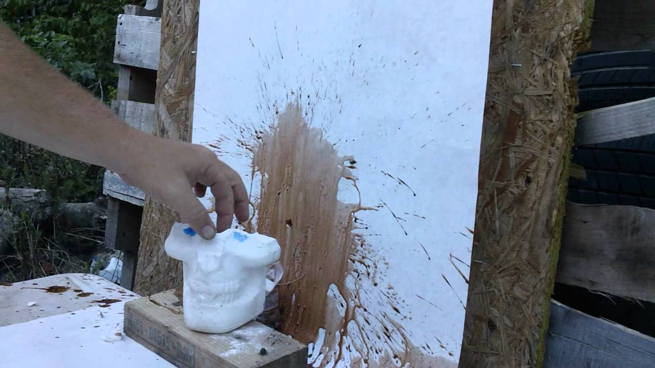 Magsafe 32 acp - Kel Tec P32 vs zombie ballistics skull - Penetration Test