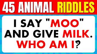 Guess the Animal Riddle in 10 Seconds! 🐾 | 45 Animal Riddles Quiz for Kids screenshot 2