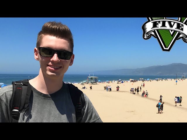 GTA VIDA REAL - A PRAIA de LOS SANTOS!!! (LOS ANGELES) 