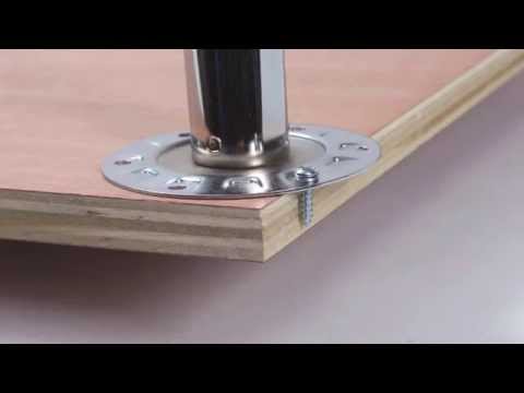How To Build A Small Office Desk Table Using Replacementtablelegs