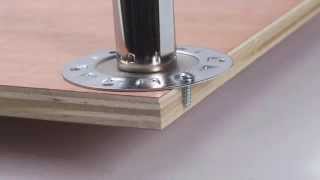How to build a small office desk/table using ReplacementTableLegs.com