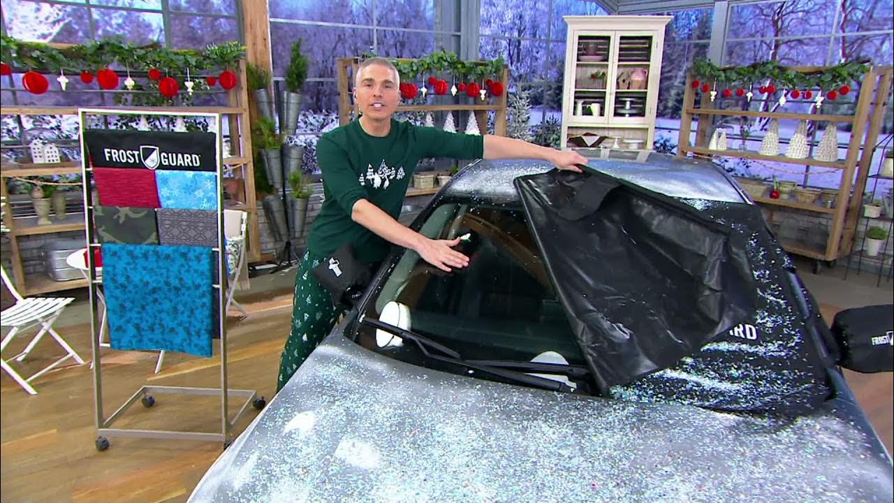 FrostGuard Deluxe Front Windshield Protector & Mirror Covers on QVC YouTube