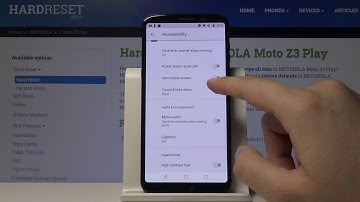 How to Activate High Contrast Text on Motorola Moto Z3 Play – Display Settings