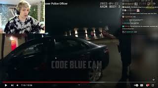 xQc Reacts to Drug Dealer Gets Busted By Undercover Police Officer | Code Blue Cam