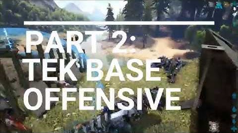 MASSIVE TEK BASE RAID PART 2 Ark: Survival Evolved