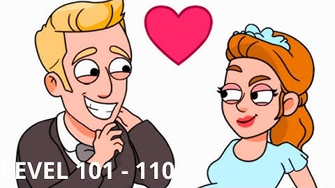 Happy Ending Displace Puzzle  - Level 101 to 110 Solution - Puzzle Game - Gameplay Walkthrough