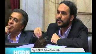 Pablo López sobre la Comisión Bicameral Investigadora