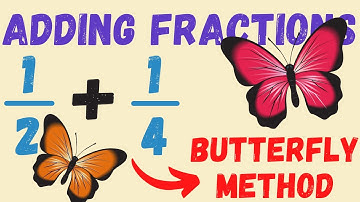 How to Add Fractions (Butterfly Method)