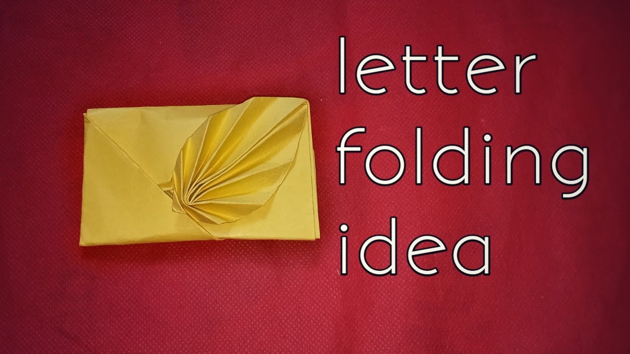 letter folding idea//'BT idea'