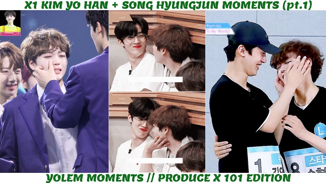 X1 KIM YOHAN x SONG HYEONGJUN MOMENTS - YOLEM/ YOSONG MOMENTS (pt.1) // PRODUCE X 101 EDITION