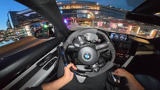POV SLIDING MY 575HP BMW M4 AT 3 A.M. IN THE CITY ‼️