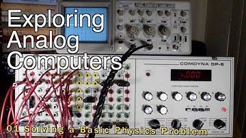 Analog Computer Solution of a Basic Physics Problem
