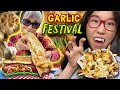 GARLIC FESTIVAL 🧄 FOOD TOUR ft Black Garlic Brownies, Vampire Market &amp; More!