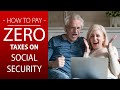 How to Pay NO TAXES on Social Security | Five Simple Strategies