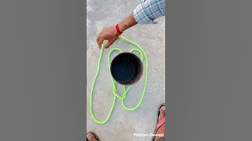 Cross bucket knot