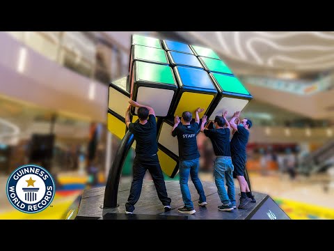 World's Biggest Rubik's Cube Revealed - Guinness World Records