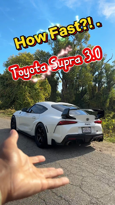 How Fast is the Toyota SUPRA 3.0?!