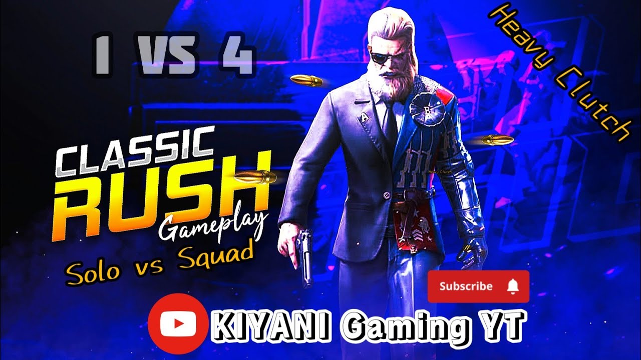 1 vs 4 Heavy Clutch 🔥 | Solo vs squad 😱 | Heavy Fight clip | KIYANI ...