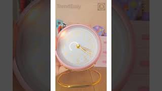✨ Retro Backlight Cute Simple Desk Clock ⏰🌙 | Elegant Night Light Alarm Clock for Bedroom & Office