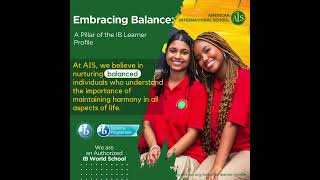 Reflecting on one of the core values of the IB Learner Profile: Balanced.