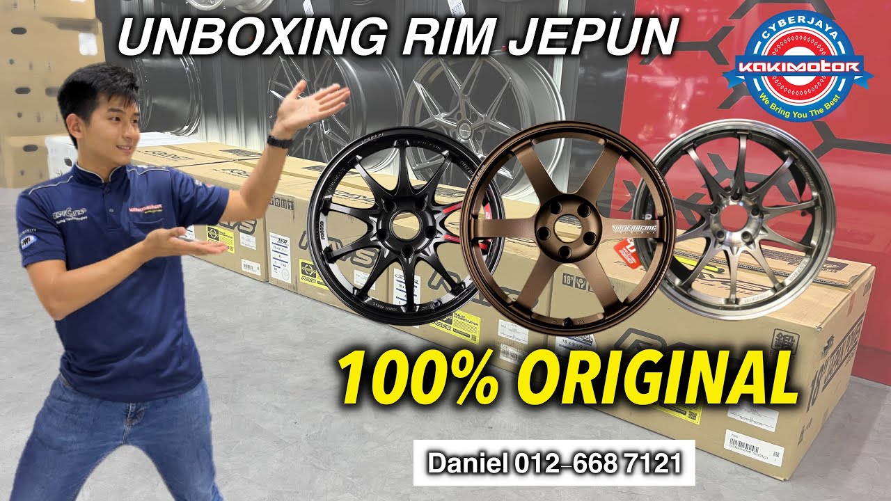 Unboxing Ori Rim Jepun dgn Daniel Luxury Sport Rim YouTube