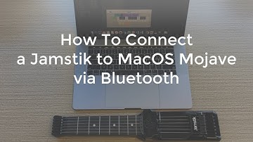 How to connect the Jamstik 7 to Mac via Bluetooth on MacOS 10.14 Mojave  | Jamstik Support