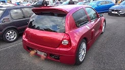 Renault Clio V6 | Insane revs , Flames , accerelation