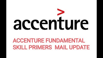 Accenture Fundamental Skill Primers New Update