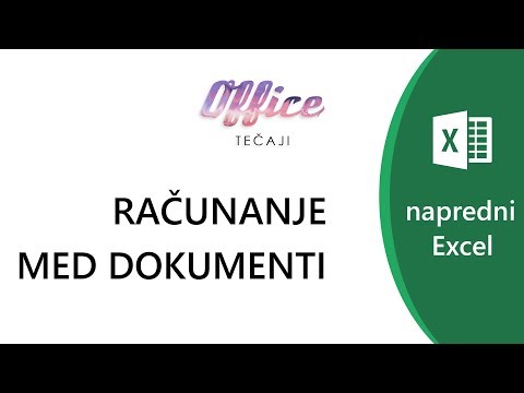 Excel za napredne 8 - Sklic na drug delovni zvezek