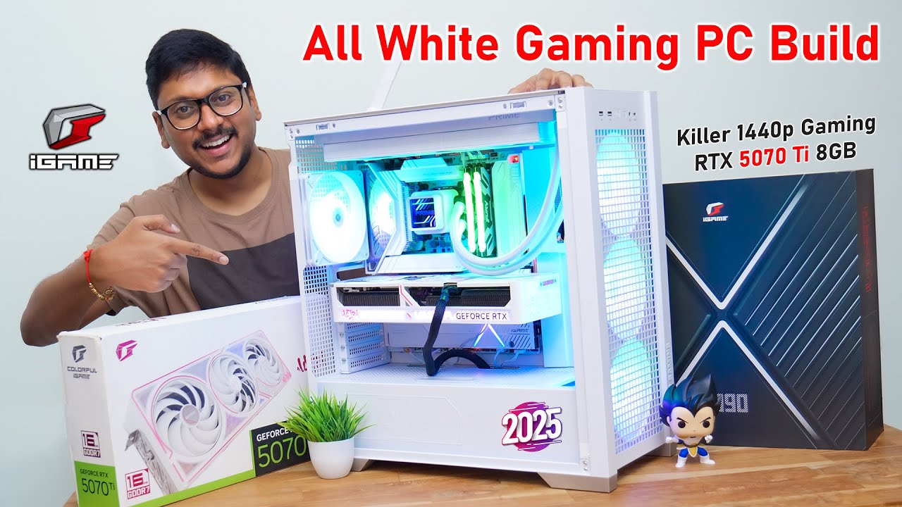 Building the MOST Epic All White Gaming PC in 2025😍 Love at