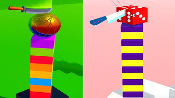 Slice All vs Slicer Knife - Very Satisfying and Relaxing ASMR Slicing Game