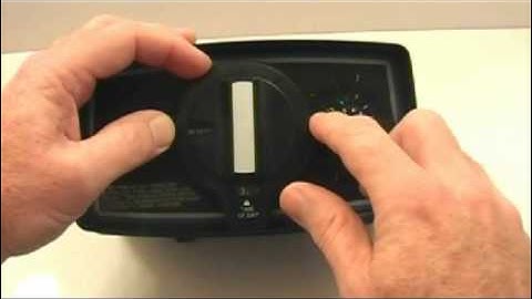 Fleck 5600 12 Day Skipper Wheel Setting and Operation