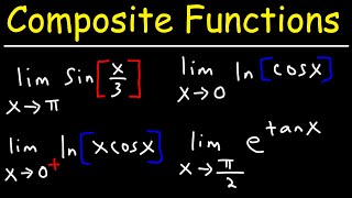 How To Find The Limit of a Composite Function - Calculus