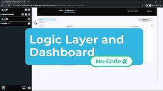 Logic Layer and Dashboard