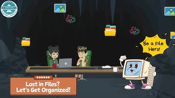 Managing Files and folders | The Captain AHS-show | Best Learning Videos for Kids