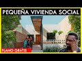 Increíble VIVIENDA SOCIAL, PLANO DE CASA GRATIS PEQUEÑA Y ECONÓMICA