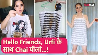 Urfi Javed ने Tea Bags से बनाई New Dress, Video Viral पर Social Media Users ने किए मजेदार Comments