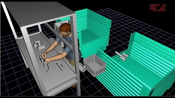 CD Welder Simulation -- Ergonomics 3D Modeling & Simulation