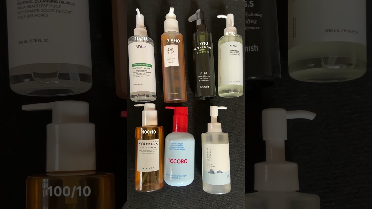 Rating Korean cleansing oil 