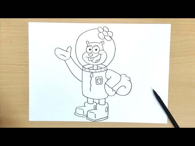 Step 10 - Drawing Depressed Sad Spongebob Squarepants Lesson - How to Draw  Step by Step Drawing Tutorials