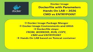 How to Create Docker Container ( DockerFile + Docker Image ) | Hands on Lab