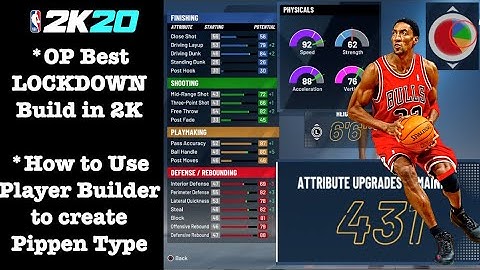 NBA 2K20 Best Lockdown Builds: OP Defender Build 2K20 Tutorial. How to make 2K20 DEMIGOD Lockdown