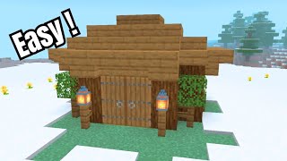 Survival starter house 🏠 In Minecraft.....
