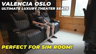 Finding the PERFECT SIM Room Seating | Valencia Oslo Ultimate Luxury Theater Seats