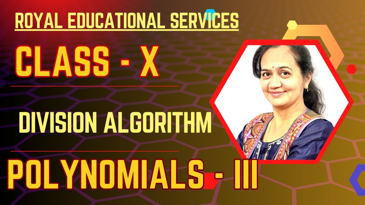 Division Algorithm #divisionalgorithm #polynomialsclass10 - YouTube